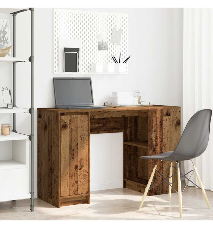 Bureau vieux bois 120x42x76 cm bois d'ingénierie | Mobilier & Déco