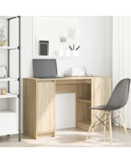 Bureau chêne sonoma 120x42x76 cm bois d'ingénierie | Mobilier & Déco