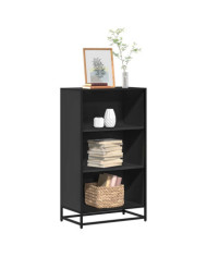 Bibliothèque noir 60x35x107,5 cm bois d'ingénierie | Mobilier & Déco