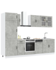 Ensemble d'armoires de cuisine 8 pcs Kalmar bois d'ingénierie | Mobilier & Déco