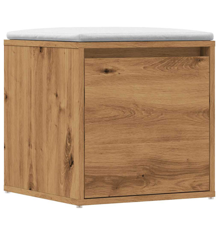 Tiroir boîte chêne artisanal 40,5x40x40 cm bois d'ingénierie | Mobilier & Déco