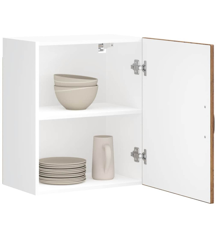 Armoire murale de cuisine Lucca vieux bois bois ingénierie | Mobilier & Déco