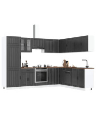 Ensemble d'armoires de cuisine 14 pcs Lucca bois d'ingénierie | Mobilier & Déco