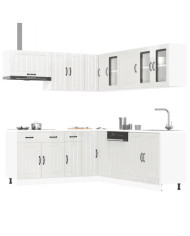 Ensemble d'armoires de cuisine 11 pcs Lucca bois d'ingénierie | Mobilier & Déco