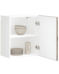 Armoire murale de cuisine Lucca chêne fumé bois ingénierie | Mobilier & Déco