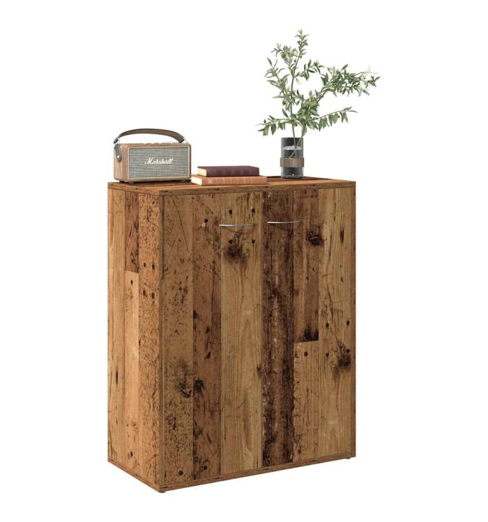 Buffet vieux bois 60x30x75 cm bois d'ingénierie | Mobilier & Déco