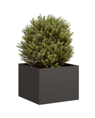 Jardinière noir 40x40x30 cm acier | Mobilier & Déco