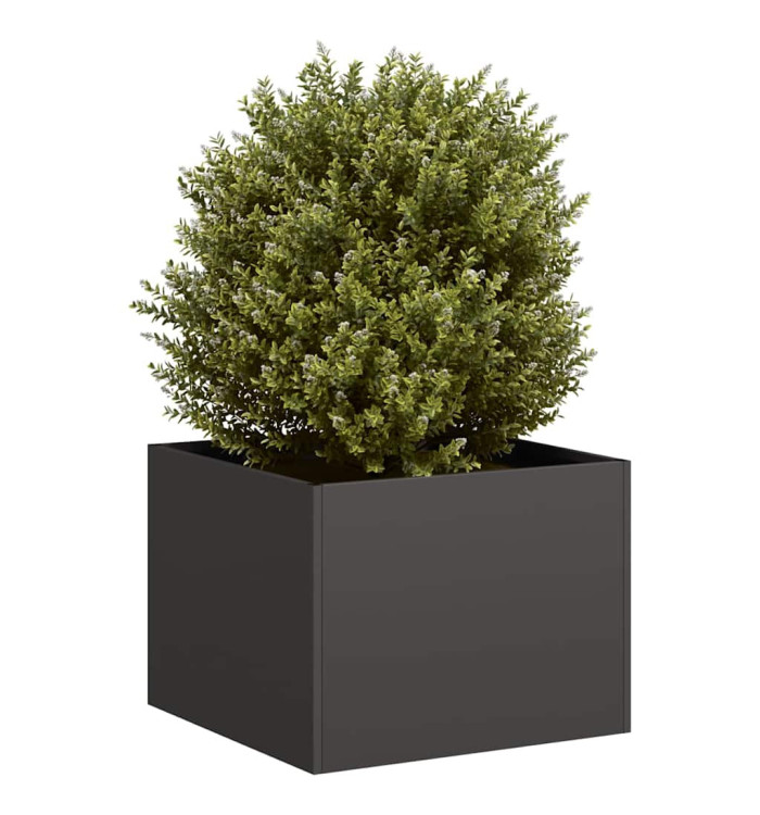 Jardinière noir 40x40x30 cm acier | Mobilier & Déco