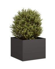 Jardinière noir 40x40x30 cm acier | Mobilier & Déco