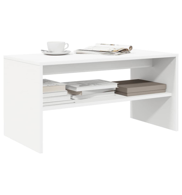 Meuble TV Blanc 80 x 40 x 40 cm Aggloméré | Mobilier & Déco