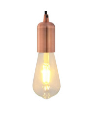 Douilles de lampe 2 pcs bronze rouge E27 | Mobilier & Déco