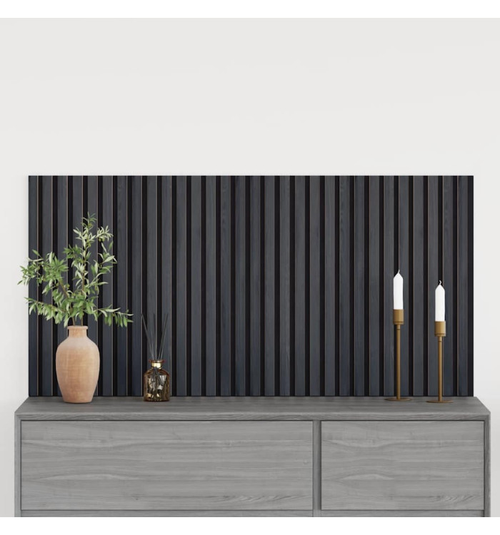 Panneaux muraux acoustiques 2pcs lattes 60,5x60cm placage chêne | Mobilier & Déco