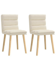 Chaises à manger lot de 2 Lin | Mobilier & Déco