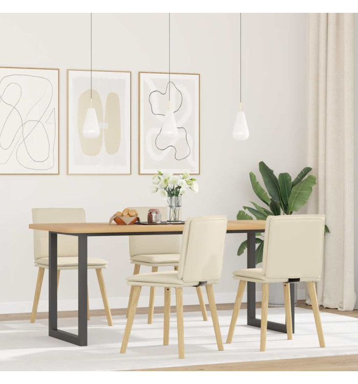 Chaises à manger lot de 4 Lin | Mobilier & Déco