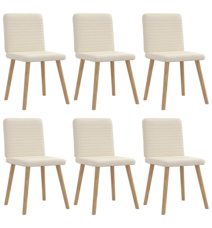 Chaises à manger lot de 6 Lin | Mobilier & Déco