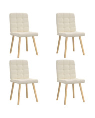 Chaises à manger lot de 4 Lin | Mobilier & Déco