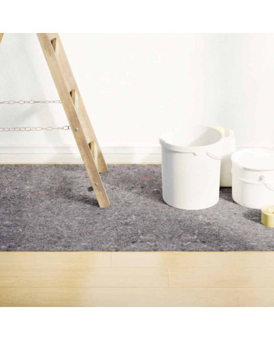 Bâche de protection contre peinture 2532 cm 280 g/m² gris | Mobilier & Déco