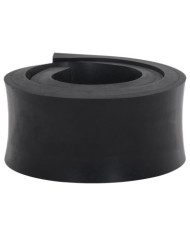 Bordure en caoutchouc de chasse-neige noir 100x10x2 cm | Mobilier & Déco