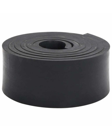 Bordure en caoutchouc de chasse-neige noir 250x10x1 cm | Mobilier & Déco