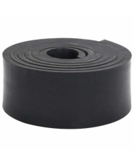 Bordure en caoutchouc de chasse-neige noir 250x10x1 cm | Mobilier & Déco