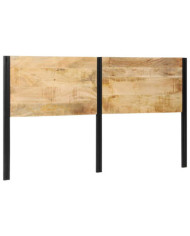 Tête de lit 180 cm bois massif manguier et fer | Mobilier & Déco