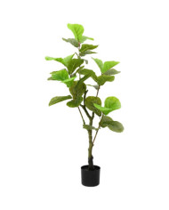Ficus artificiel 30 feuilles 125 cm vert | Mobilier & Déco