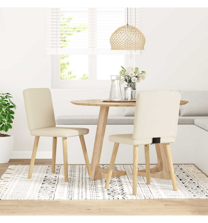 Chaises à manger lot de 2 Lin | Mobilier & Déco