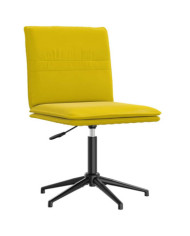 Chaise à manger Jaune Velours | Mobilier & Déco