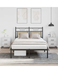 Cadre de lit sans matelas chêne sonoma 120x190 cm | Mobilier & Déco