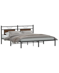 Cadre de lit sans matelas chêne marron 183x213 cm | Mobilier & Déco