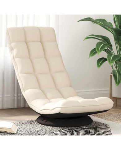 Chaise de sol pivotante en lin 70x51x79 cm | Mobilier & Déco