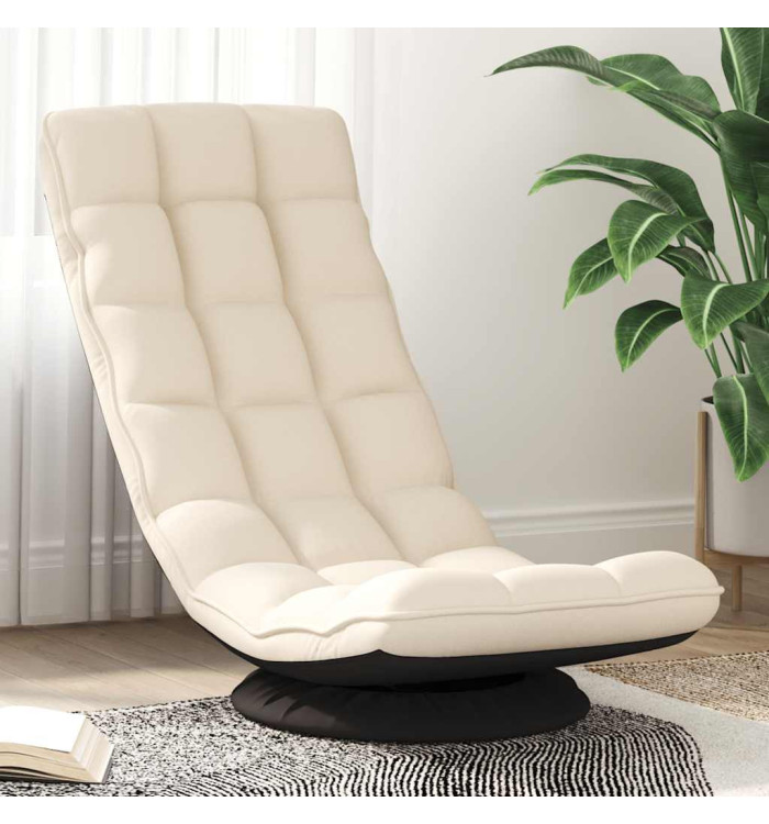 Chaise de sol pivotante en lin 70x51x79 cm | Mobilier & Déco