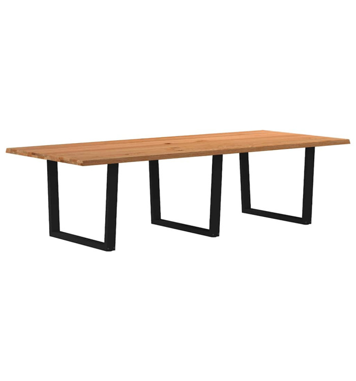 Table à manger et bord vivant 280x120x74cm bois massif de chêne | Mobilier & Déco