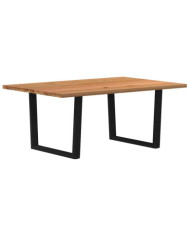 Table à manger 180x120x74 cm bois de chêne massif rectangulaire | Mobilier & Déco