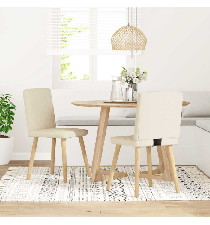 Chaises à manger lot de 2 Lin | Mobilier & Déco