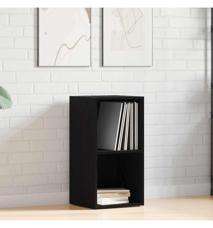Boîtes de rangement LP chêne noir 71x34x36 cm bois ingénierie | Mobilier & Déco
