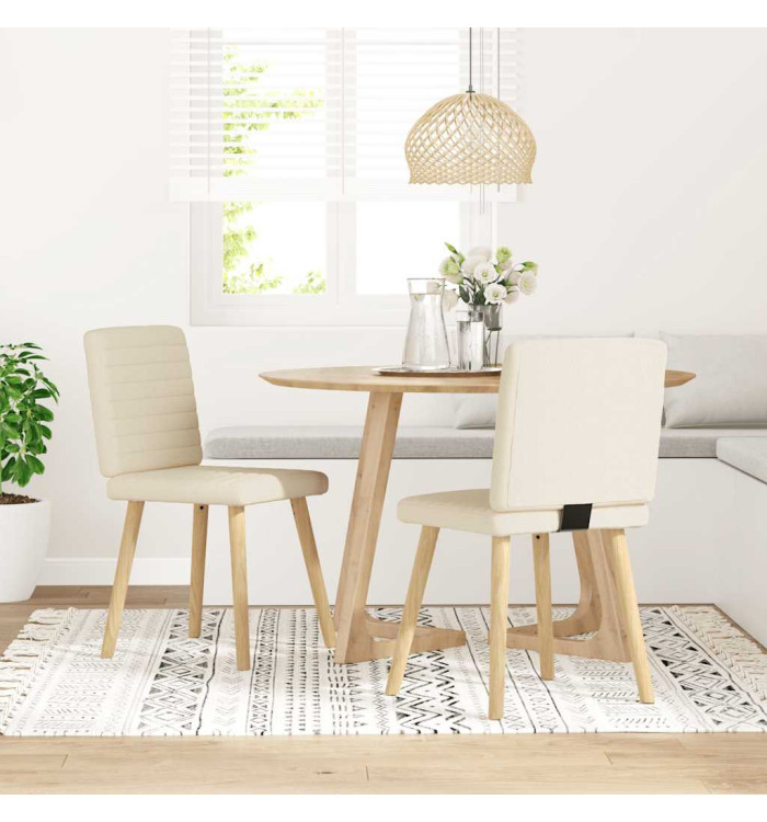 Chaises à manger lot de 2 Lin | Mobilier & Déco