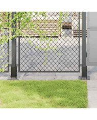 Bases de poteau carrées 4 pcs anthracite 61x61 mm | Mobilier & Déco