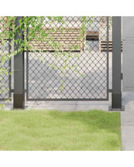 Bases de poteau carrées 12 pcs anthracite 91x91 mm | Mobilier & Déco