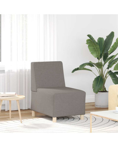 Fauteuil taupe 55 cm tissu | Mobilier & Déco
