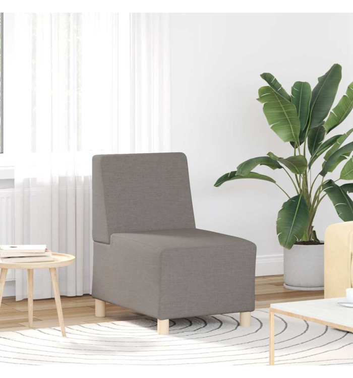 Fauteuil taupe 55 cm tissu | Mobilier & Déco