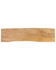 Dessus de table 180x40x2,5 cm bord vivant bois massif manguier | Mobilier & Déco