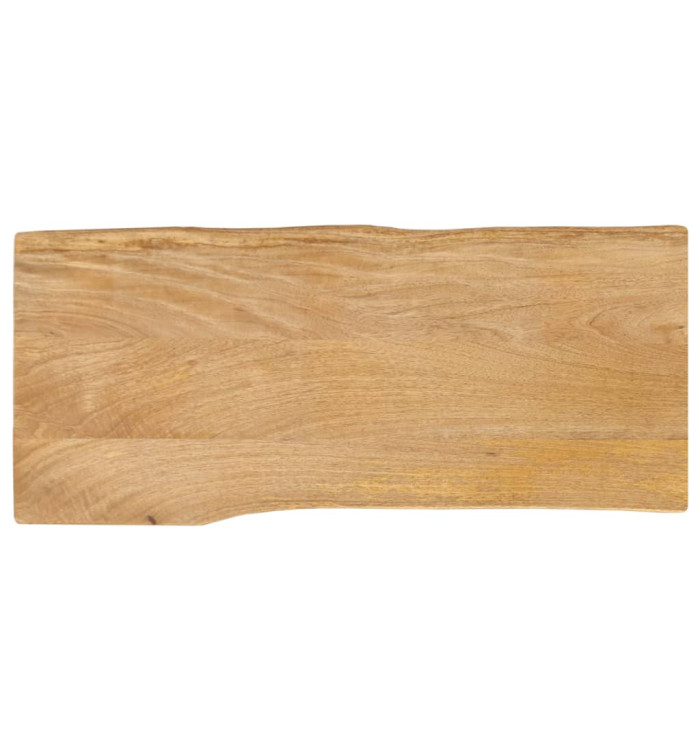 Dessus de table 90x40x2,5 cm bord vivant bois massif manguier | Mobilier & Déco
