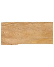 Dessus de table 90x40x2,5 cm bord vivant bois massif manguier | Mobilier & Déco