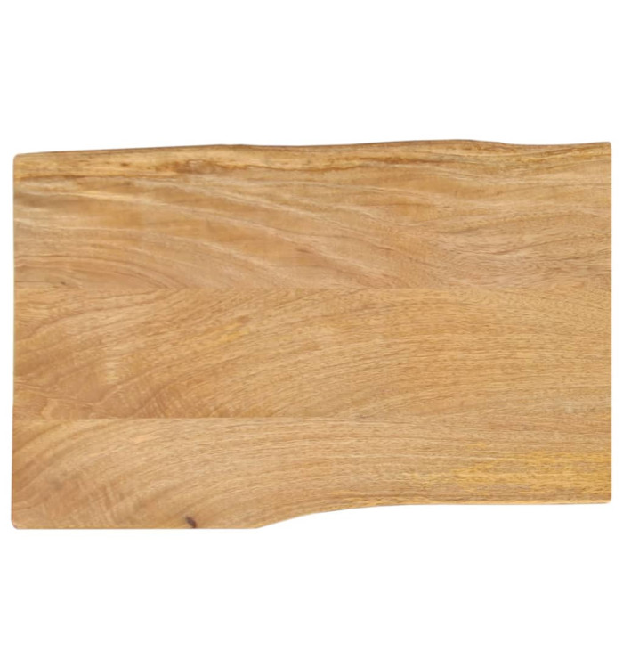 Dessus de table 70x40x2,5 cm bord vivant bois massif manguier | Mobilier & Déco