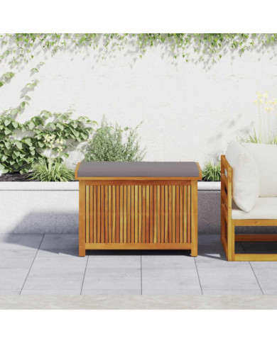 Boîte à coussins d'extérieur 90x50x60,5 cm bois massif d'acacia | Mobilier & Déco