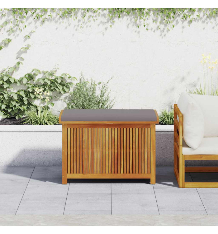 Boîte à coussins d'extérieur 90x50x60,5 cm bois massif d'acacia | Mobilier & Déco
