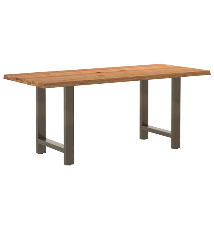 Table à manger et bord naturel bois massif chêne rectangulaire | Mobilier & Déco