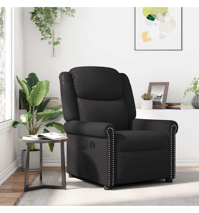 Fauteuil inclinable Marron brillant Similicuir | Mobilier & Déco