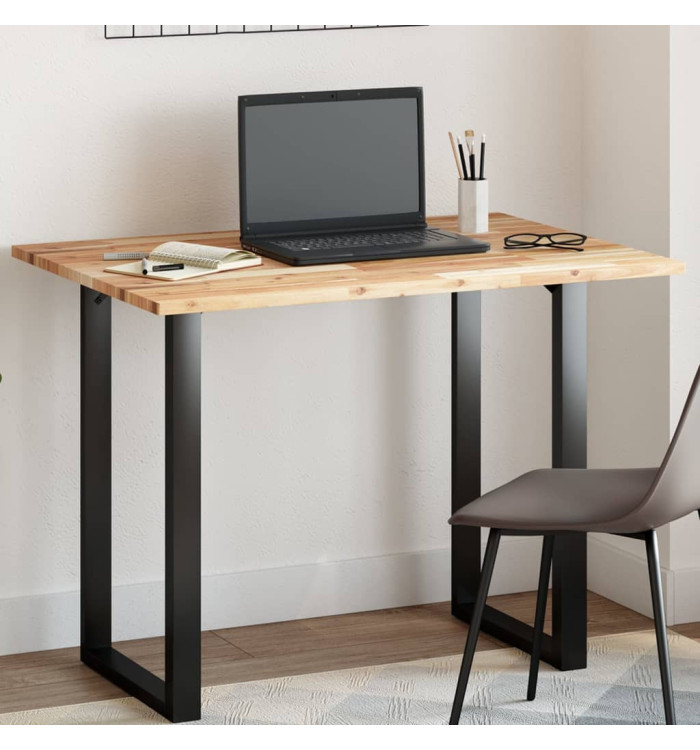 Dessus de table rectangulaire 80x70x2 cm bois massif d'acacia | Mobilier & Déco